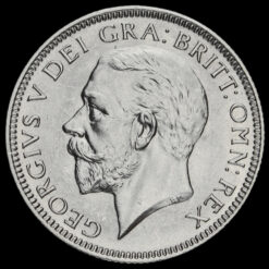1929 George V Silver Shilling Obverse