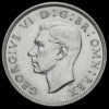 1938 George VI Silver Two Shilling Coin / Florin Obverse