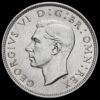 1939 George VI Silver Two Shilling Coin / Florin Obverse
