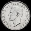 1941 George VI Silver Two Shilling Coin / Florin Obverse