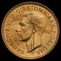 1951 George VI Proof Farthing Obverse