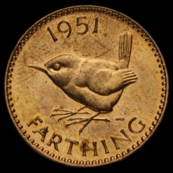 1951 George VI Proof Farthing Reverse