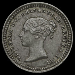 1838 Queen Victoria Young Head Silver Three-Halfpence Obverse