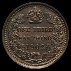1902 Edward VII Third Farthing Reverse