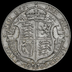 1906 Edward VII Silver Half Crown Reverse