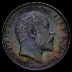 1907 Edward VII Silver Threepence Obverse
