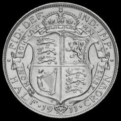 1911 George V Silver Half Crown Reverse