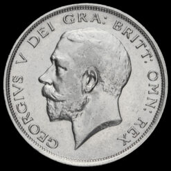 1914 George V Silver Half Crown Obverse