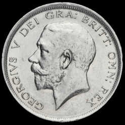 1916 George V Silver Half Crown Obverse