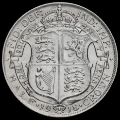 1918 George V Silver Half Crown Reverse