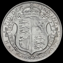 1918 George V Silver Half Crown Reverse