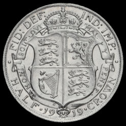 1919 George V Silver Half Crown Reverse