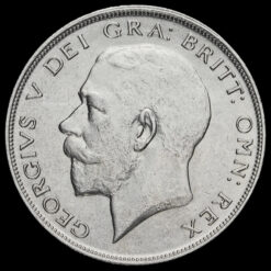 1921 George V Silver Half Crown Obverse