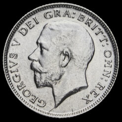 1921 George V Silver Sixpence Obverse