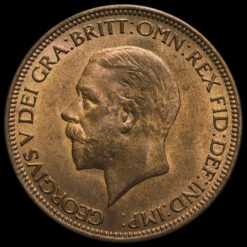1934 George V Halfpenny Obverse