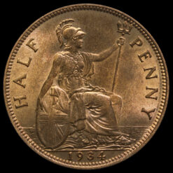1934 George V Halfpenny Reverse