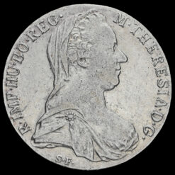 1780 Austria Maria Theresa Silver Thaler Obverse