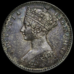 1849 Queen Victoria Godless Florin Obverse