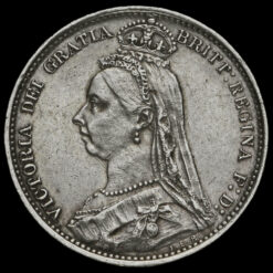 1887 Victoria Jubilee Head Sixpence Obverse