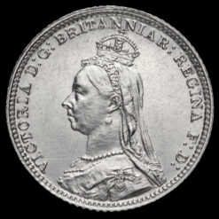 1888 Queen Victoria Jubilee Head Silver Groat Obverse