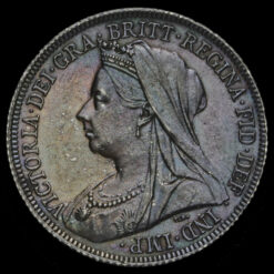 1900 Queen Victoria Veiled Head Silver Shilling Obverse