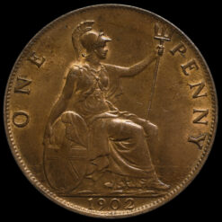 1902 Edward VII Penny Reverse