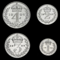 1902 Edward VII Silver Maundy Set Reverse
