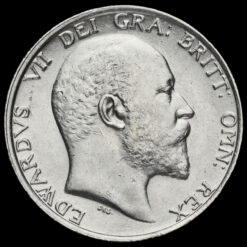 1907 Edward VII Silver Shilling Obverse