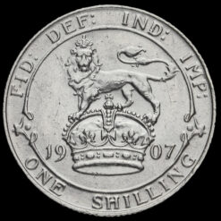 1907 Edward VII Silver Shilling Reverse