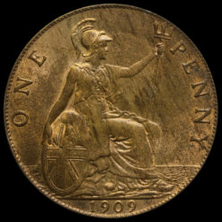1909 Edward VII Penny Reverse