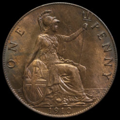 1910 Edward VII Penny Reverse