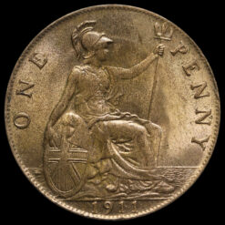 1911 George V Penny Reverse