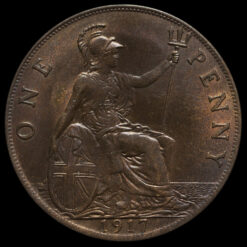 1917 George V Penny Reverse