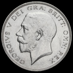 1926 George V Silver Half Crown Obverse