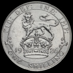 1926 George V Silver Shilling Reverse