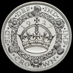 1927 George V Silver Proof Wreath Crown Reverse