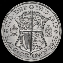 1928 George V Silver Half Crown Reverse