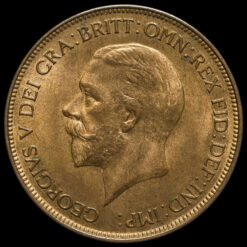 1929 George V Penny Obverse