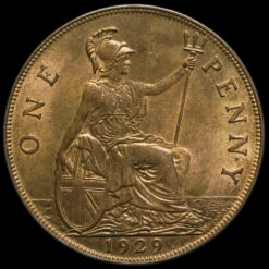 1929 George V Penny Reverse