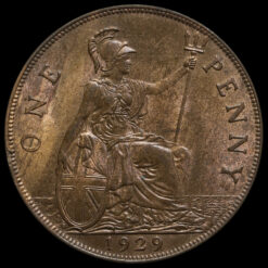1929 George V Penny Reverse