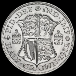 1932 George V Silver Half Crown Reverse