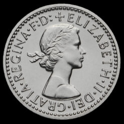 1965 Elizabeth II Silver Maundy Fourpence Obverse