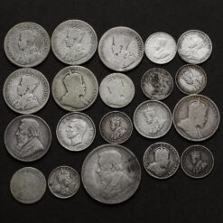 71 Grams Assorted Circulated .925 Silver Bullion Investment Coins Obverse