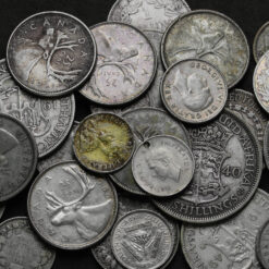 157 Grams Assorted Circulated .800 Silver Bullion Investment Coins