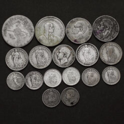 91 Grams Assorted Circulated .835 Silver Bullion Investment Coins