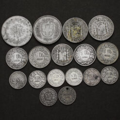 91 Grams Assorted Circulated .835 Silver Bullion Investment Coins