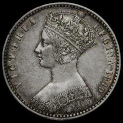 1849 Queen Victoria Godless Florin Obverse