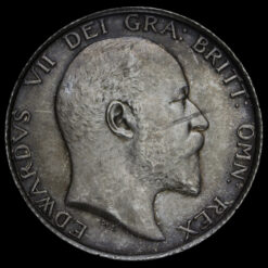 1902 Edward VII Silver Shilling Obverse