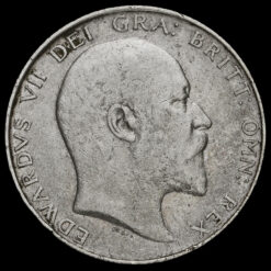 1902 Edward VII Silver Half Crown Obverse