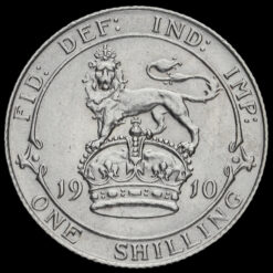 1910 Edward VII Silver Shilling Reverse